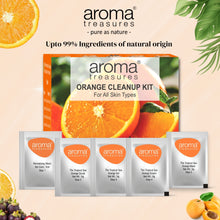 Load image into Gallery viewer, Aroma Treasures Orange Cleanup Kit - For All Skin Type (25g/ml)