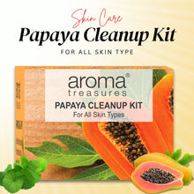 Load image into Gallery viewer, Aroma Treasures Papaya Cleanup Kit - For All Skin Type (25g)