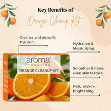 Load image into Gallery viewer, Aroma Treasures Orange Cleanup Kit - For All Skin Type (25g/ml)