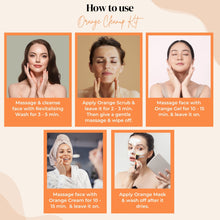 Load image into Gallery viewer, Aroma Treasures Orange Cleanup Kit - For All Skin Type (25g/ml)