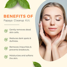Load image into Gallery viewer, Aroma Treasures Papaya Cleanup Kit - For All Skin Type (25g)