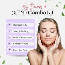 Load image into Gallery viewer, Cleanser, Toner & Moisturizer (CTM) Combo Kit for All Skin Types