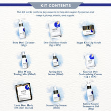 Load image into Gallery viewer, Aroma Treasures Dew Kissed Hydration Facial Kit – Nourishment for Dry and Dehydrated Skin