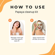 Load image into Gallery viewer, Aroma Treasures Papaya Cleanup Kit - For All Skin Type (25g)