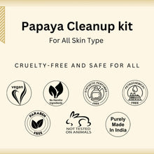 Load image into Gallery viewer, Aroma Treasures Papaya Cleanup Kit - For All Skin Type (25g)