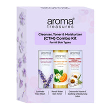 Load image into Gallery viewer, Cleanser, Toner & Moisturizer (CTM) Combo Kit for All Skin Types