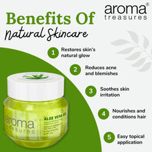 Load image into Gallery viewer, Aroma Treasures Aloe Vera Gel (Hydrating & Moisturizing Gel For Face, Body & Hair) - 250g - Aroma Treasures.com