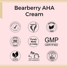 Load image into Gallery viewer, Aroma Treasures BEARBERRY AHA CREAM (For Fairness) - 50g