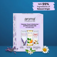 Cleanser, Toner & Moisturizer (CTM) Combo Kit for All Skin Types