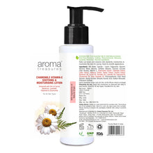 Load image into Gallery viewer, Aroma Treasures Chamomile Vitamin-E Soothing & Moisturizing Lotion - 100ml