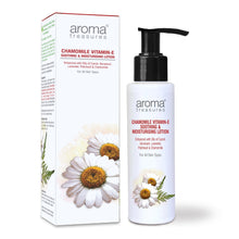 Load image into Gallery viewer, Aroma Treasures Chamomile Vitamin-E Soothing & Moisturizing Lotion - 100ml