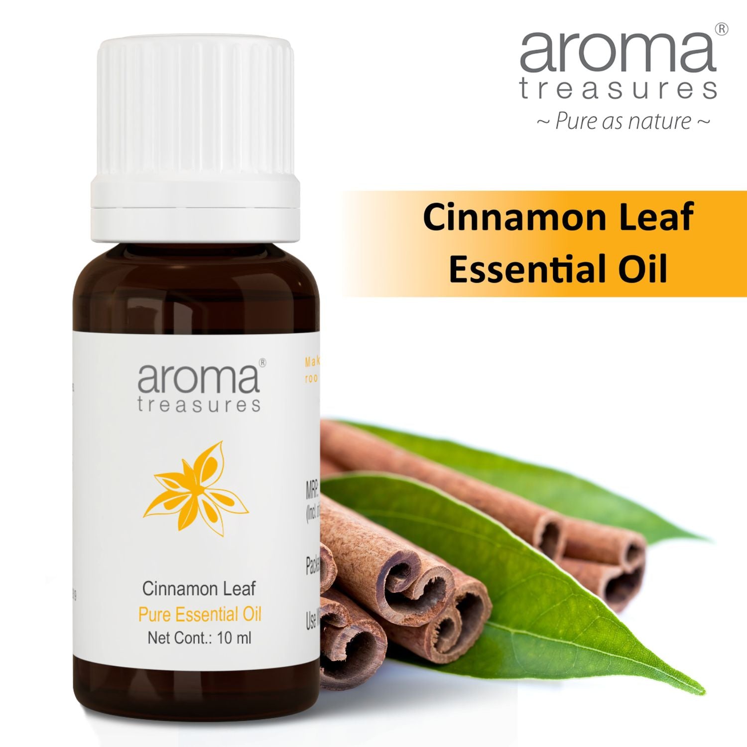 Aroma Treasures Cinnamon Leaf Essential Oil (10ml)