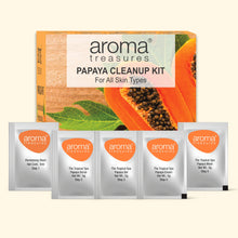 Load image into Gallery viewer, Aroma Treasures Papaya Cleanup Kit - For All Skin Type (25g)