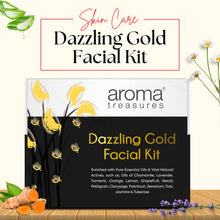 Load image into Gallery viewer, Aroma Treasures Dazzling Gold Facial Kit (210g/ml)