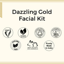 Load image into Gallery viewer, Aroma Treasures Dazzling Gold Facial Kit (210g/ml)