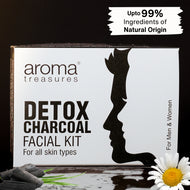 Aroma Treasures Detox Charcoal Facial Kit - For All Skin Types (43g/ml)