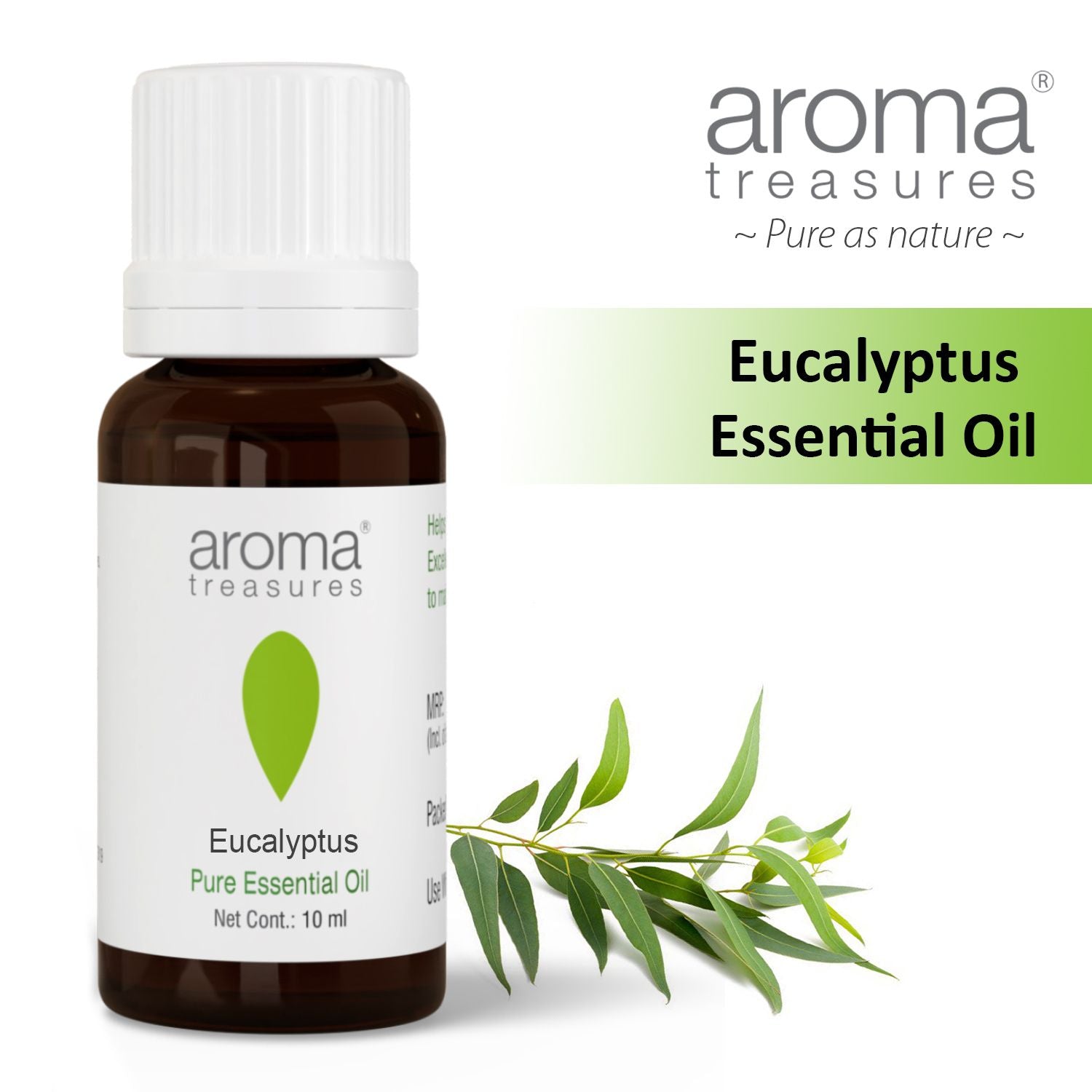 Aroma Treasures Eucalyptus Essential Oil (10ml)