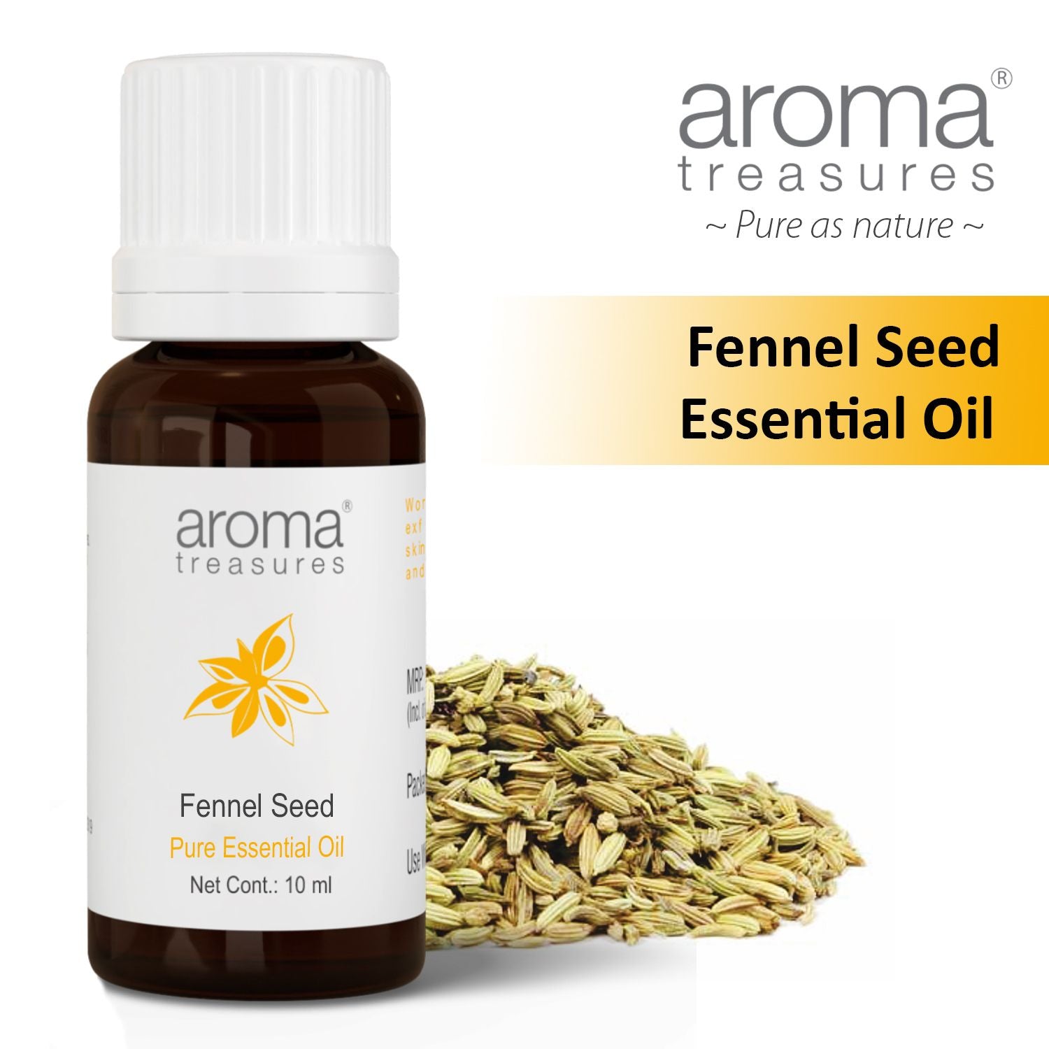 Aroma Treasures Fennel Seed Essential Oil (10ml)