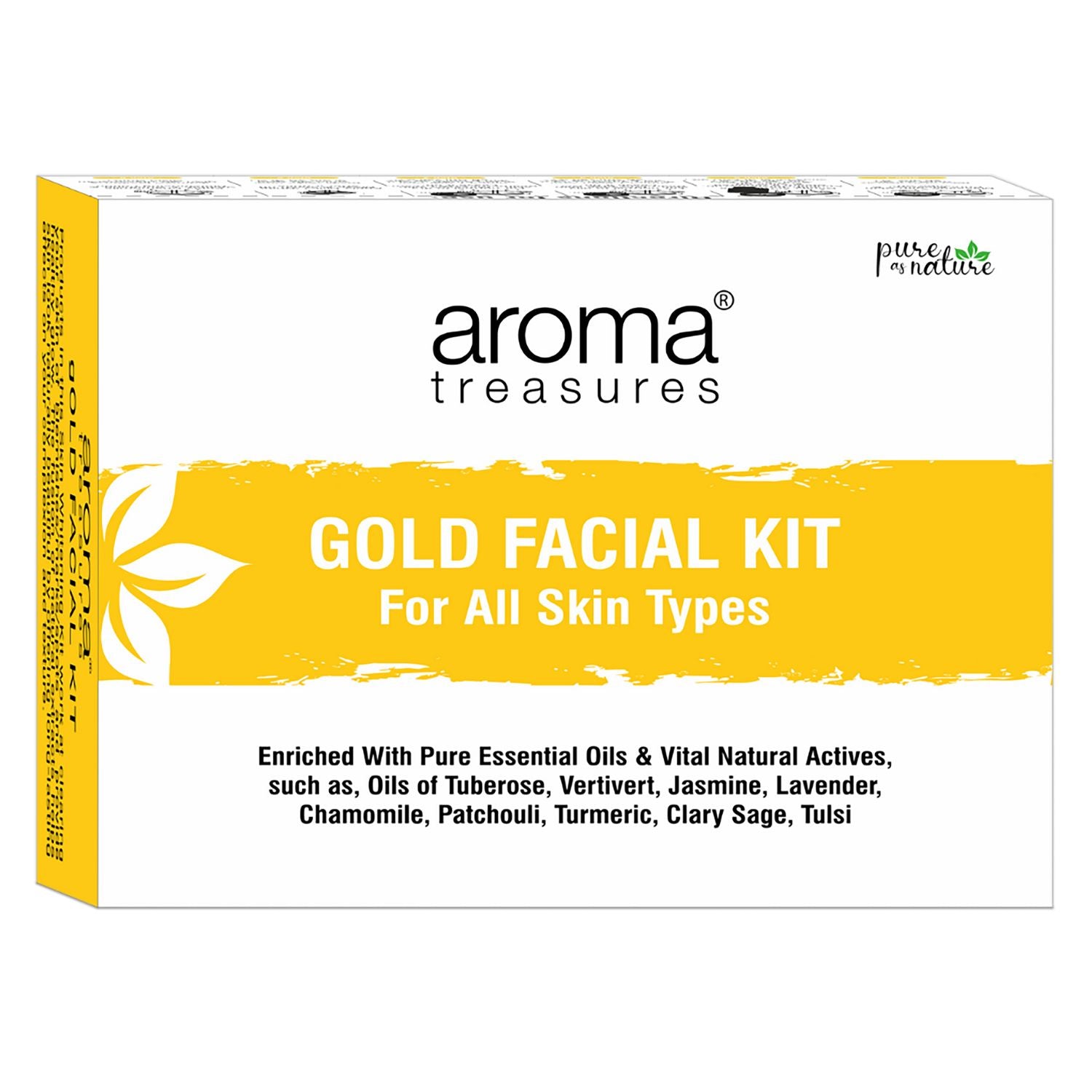 Aroma Treasures Gold Facial Kit - For All Skin Type (30g/ml)