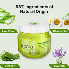 Load image into Gallery viewer, Aroma Treasures Aloe Vera Gel (Hydrating & Moisturizing Gel For Face, Body & Hair) - 500g - Aroma Treasures.com