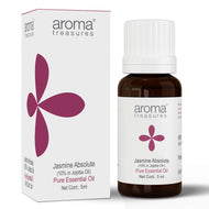Aroma Treasures Jasmine Absolute Essential Oil (10% in Jojoba Oil) - 5ml