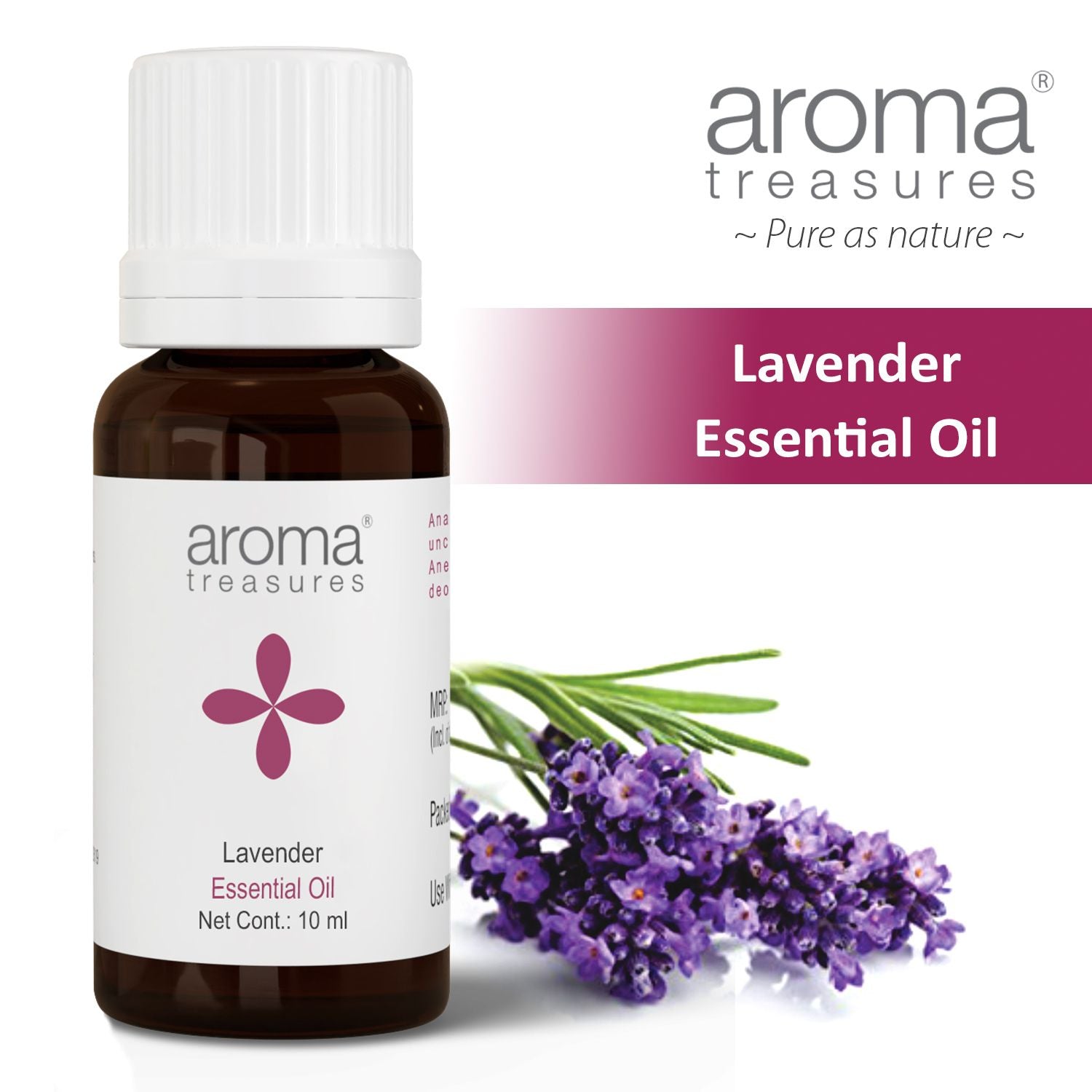 Aroma Treasures Lavender Essential Oil - 10ml