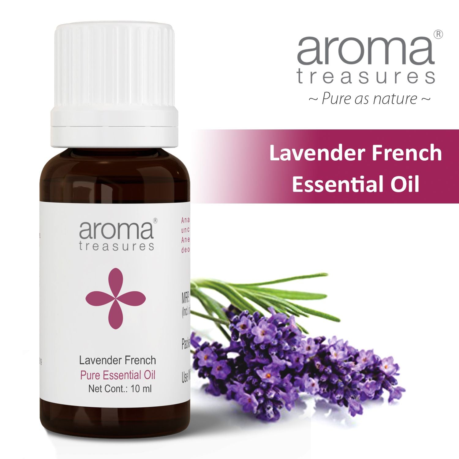 Aroma Treasures Lavender French Essential Oil (10ml)