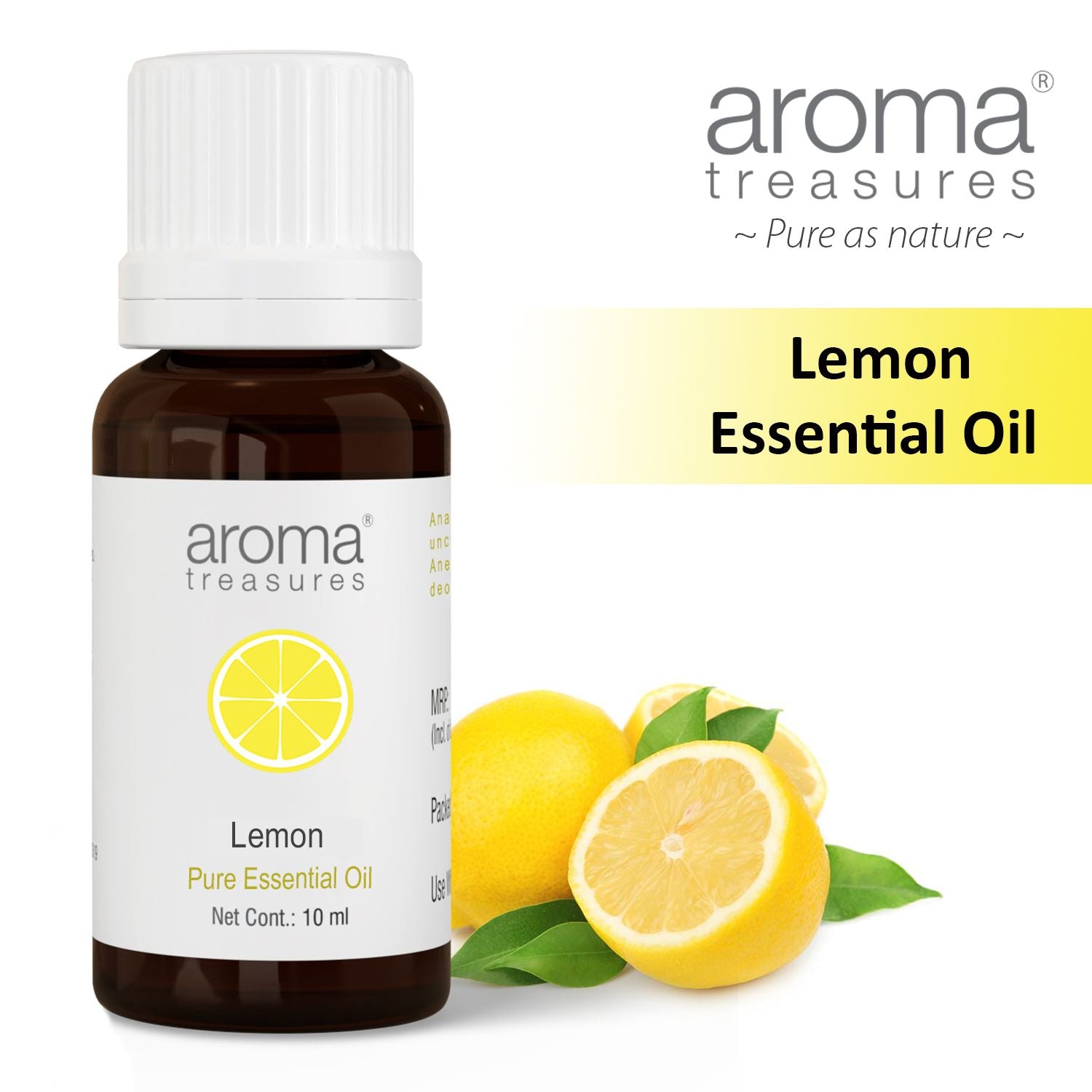 Aroma Treasures Lemon Essential Oil (10ml)