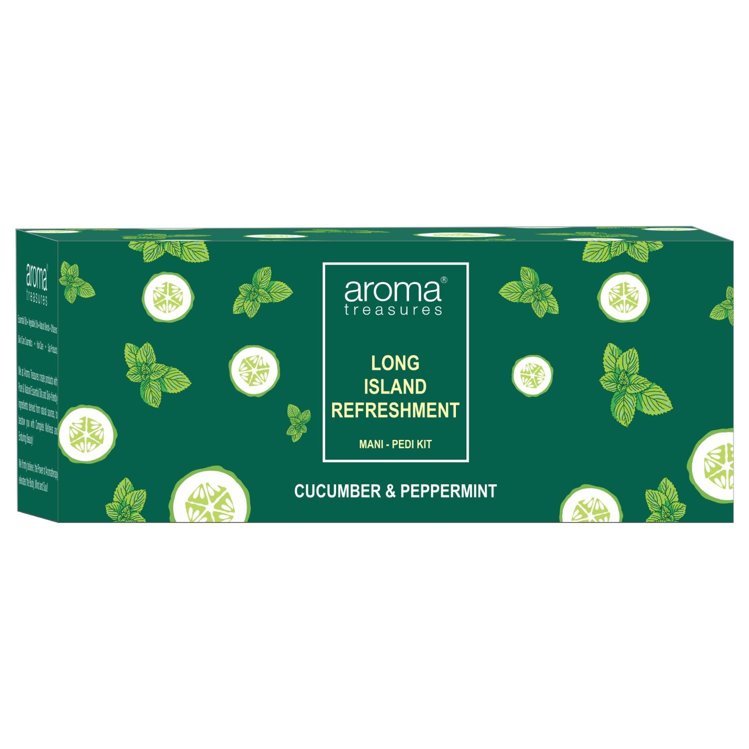 Aroma Treasures Fruit Fizzies - Long Island Refreshment Mani Pedi Kit (87g/ml)