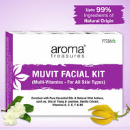 Aroma Treasures Muvit Facial Kit - For All Skin Types (28g/ml)