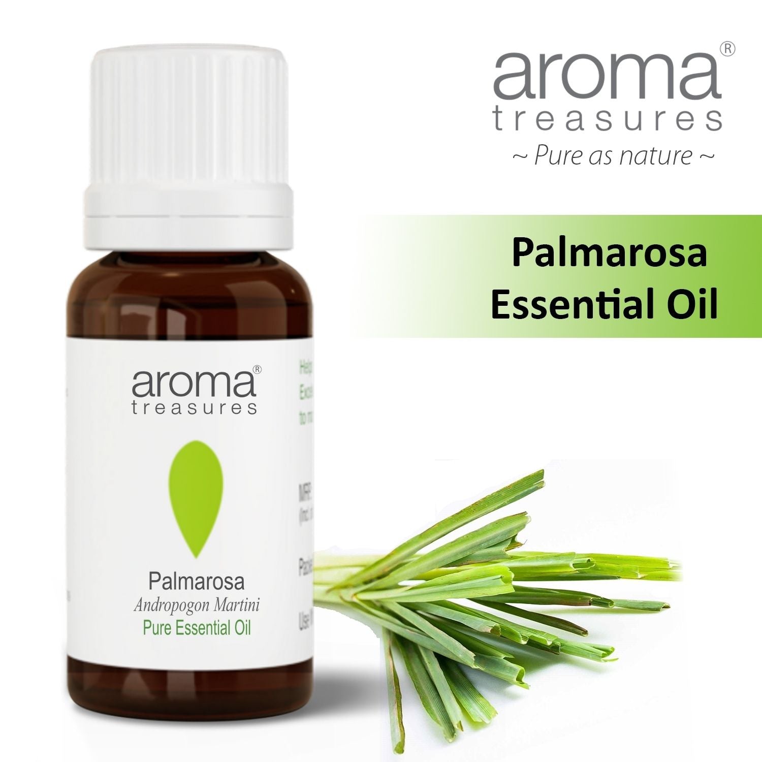 Aroma Treasures Palmarosa Essential Oil (10ml)
