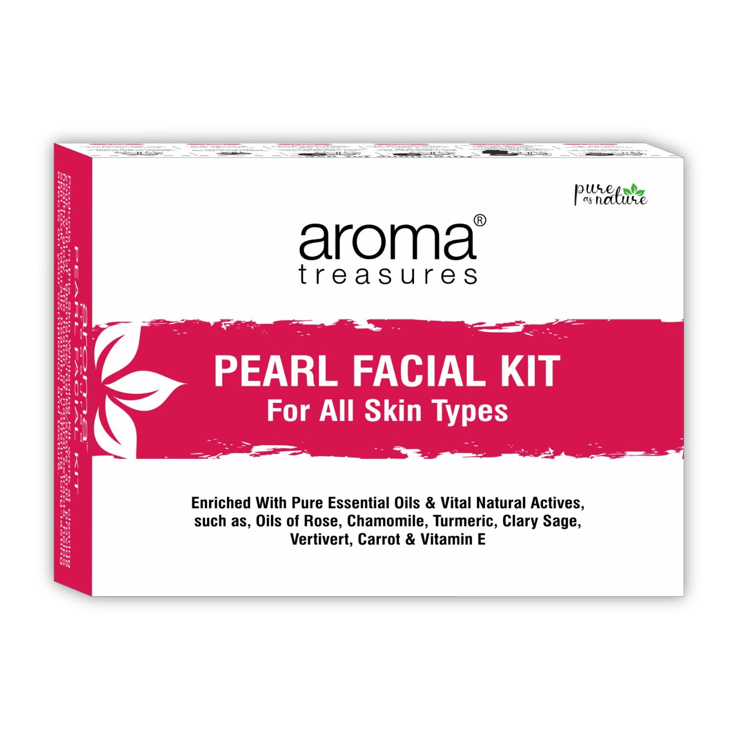 Aroma Treasures Pearl Facial Kit - For All Skin Types (30g/ml)