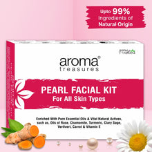 Load image into Gallery viewer, Aroma Treasures Pearl Facial Kit - For All Skin Types (30g/ml)