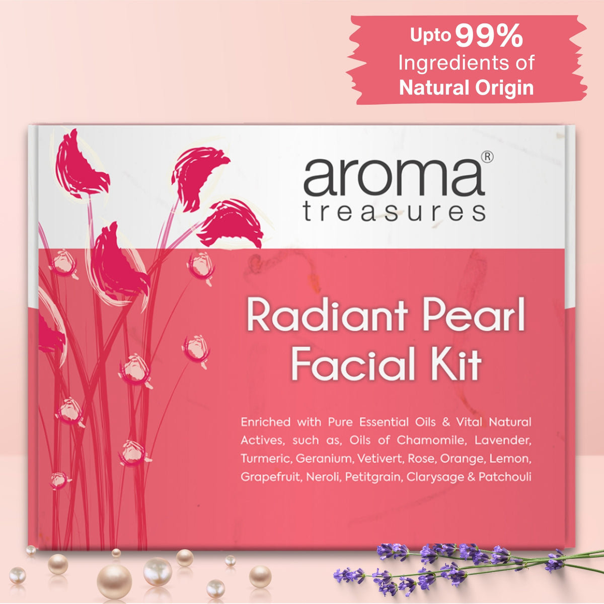 Radiant Pearl Facial Kit Aroma Treasures