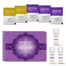 Load image into Gallery viewer, Aroma Treasures Regenerating Youth Facial Kit For Mature Skin (40g/ml)