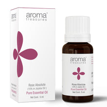 Load image into Gallery viewer, Aroma Treasures Rose Absolute Essential Oil (10% in Jojoba Oil) - 5ml