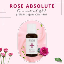 Load image into Gallery viewer, Aroma Treasures Rose Absolute Essential Oil (10% in Jojoba Oil) - 5ml