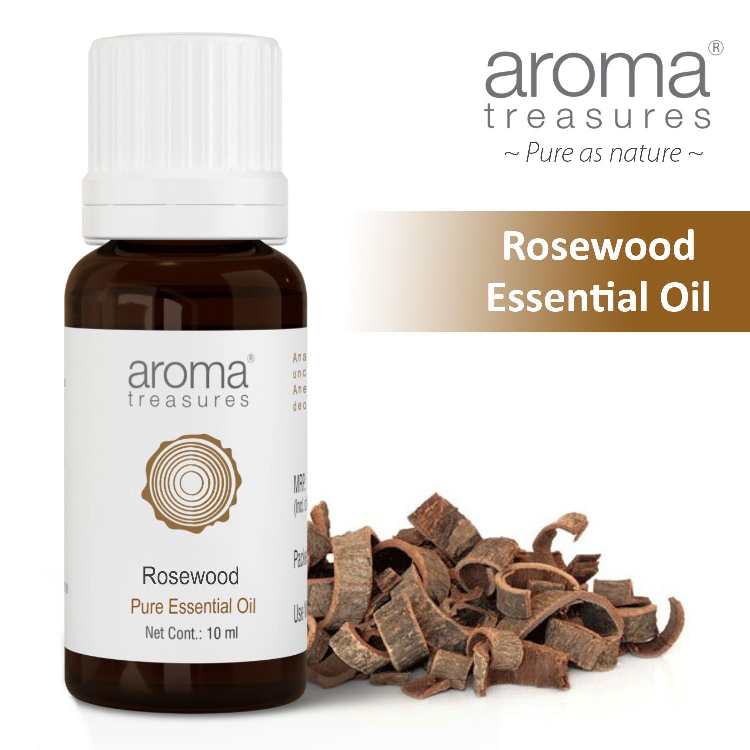 Aroma Treasures Rosewood Essential Oil (10ml)