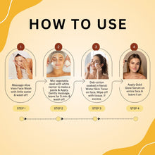 Load image into Gallery viewer, Aroma Treasures Royal Gold Facial Kit For Dry Skin (40g/ml)