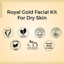 Load image into Gallery viewer, Aroma Treasures Royal Gold Facial Kit For Dry Skin (40g/ml)