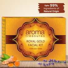 Load image into Gallery viewer, Aroma Treasures Royal Gold Facial Kit For Oily Skin (40g/ml)