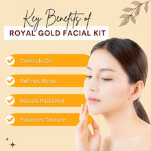 Load image into Gallery viewer, Aroma Treasures Royal Gold Facial Kit For Oily Skin (40g/ml)