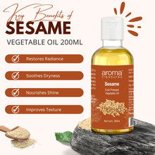 Load image into Gallery viewer, Aroma Treasures Sesame Vegetable Oil (200ml)