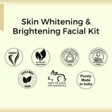 Load image into Gallery viewer, Aroma Treasures Skin Whitening & Brightening Facial Kit For Dry Skin (40g/ml)