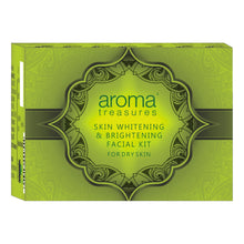 Load image into Gallery viewer, Aroma Treasures Skin Whitening & Brightening Facial Kit For Dry Skin (40g/ml)