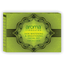 Load image into Gallery viewer, Aroma Treasures Skin Whitening & Brightening Facial Kit For Oily Skin (40g/ml)