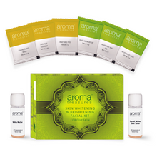 Load image into Gallery viewer, Aroma Treasures Skin Whitening & Brightening Facial Kit For Oily Skin (40g/ml)