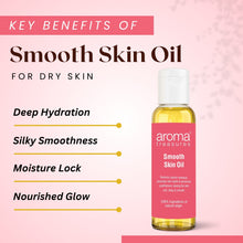 Load image into Gallery viewer, Aroma Treasures Smooth Skin Oil For Dry Skin - (50ml)