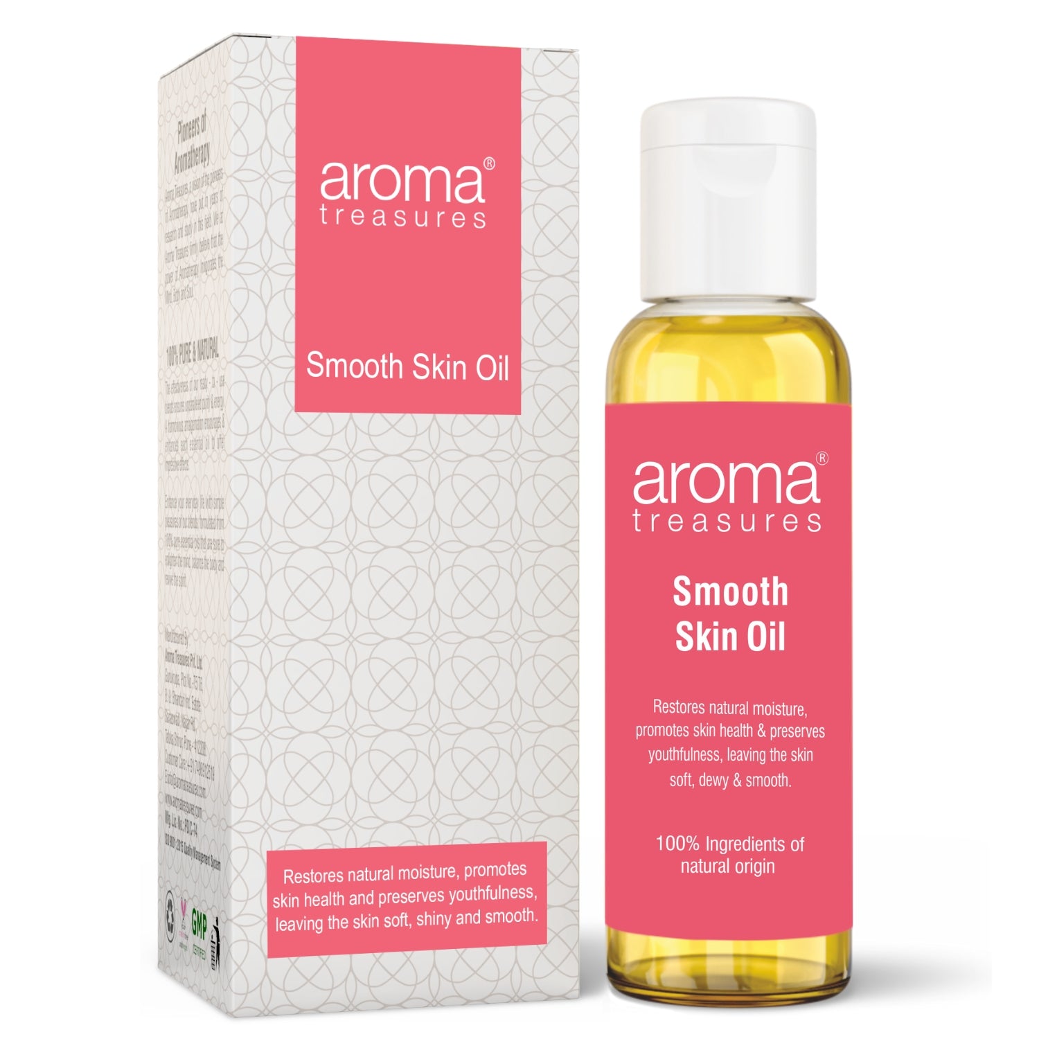 Aroma Treasures Smooth Skin Oil For Dry Skin - (50ml)