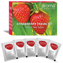 Load image into Gallery viewer, Aroma Treasures Strawberry Facial Kit - For All Skin Type (25g/ml)